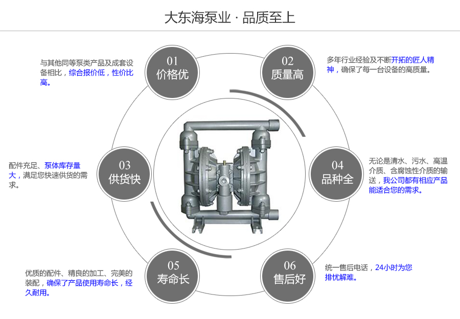 大東海泵業QBY型鑄鐵氣動隔膜泵質量保證圖